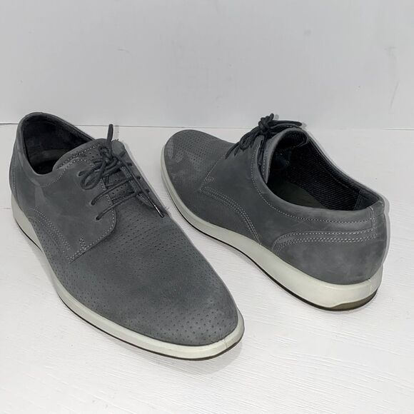Ecco Walker Stock Point Men\'s Nubuck Suede Leather Tie Oxford Size 41 main image 8